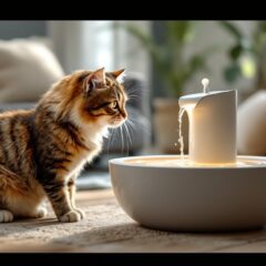 Comment habituer son chat à utiliser sa nouvelle fontaine à eau