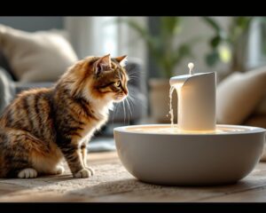 Comment habituer son chat à utiliser sa nouvelle fontaine à eau