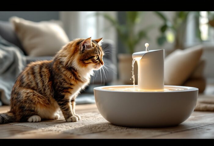 Comment habituer son chat à utiliser sa nouvelle fontaine à eau