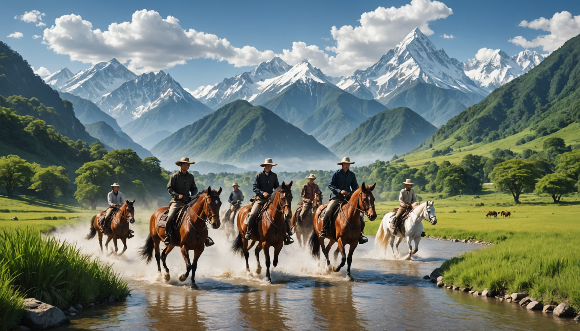 découvrez les plus belles randonnées équestres d’asie et laissez-vous inspirer par des paysages spectaculaires, entre montagnes majestueuses, rizières en terrasse et villages traditionnels. vivez une aventure inoubliable à cheval au cœur de l’asie.