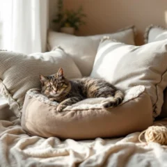 Paniers, coussins pour chat… les indispensables pour votre compagnon félin !
