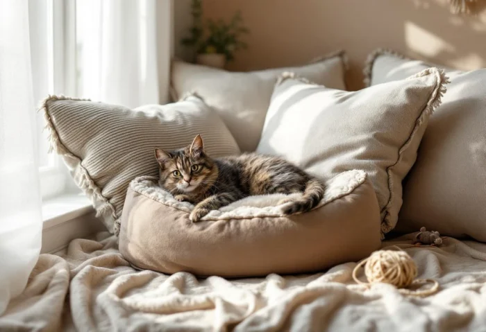 Paniers, coussins pour chat… les indispensables pour votre compagnon félin !