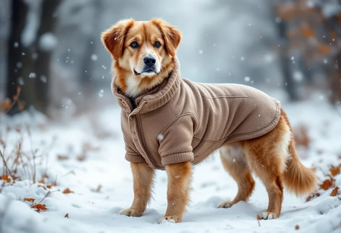 Manteau pour chien : comment bien le couvrir en hiver