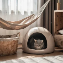 Panier, hamac, dôme ou niche : quel est le meilleur choix pour votre chat ?