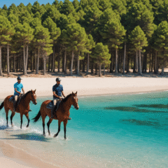 Balades équestres sur les plages et sentiers de Mugla