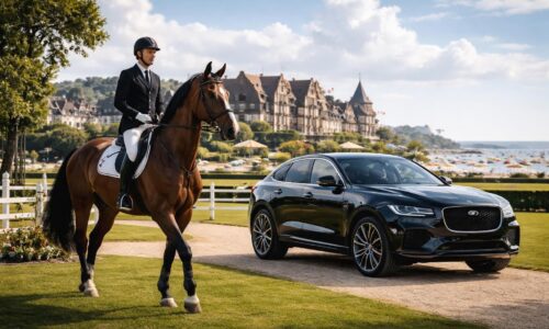 Deauville à cheval et en Jaguar F-Pace : un week-end hippique et automobile de luxe