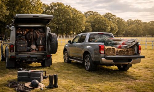 Équitation et automobile : transporter vos équipements avec Land Rover Defender et Mitsubishi L200