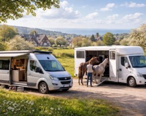 Partir en week-end équestre à Deauville avec transport de chevaux et van aménagé