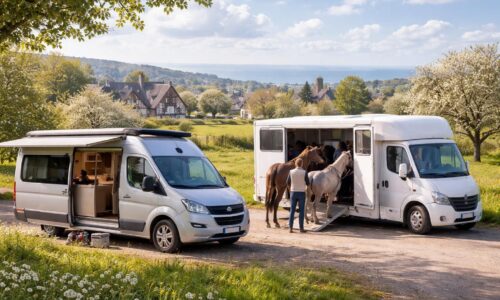 Partir en week-end équestre à Deauville avec transport de chevaux et van aménagé
