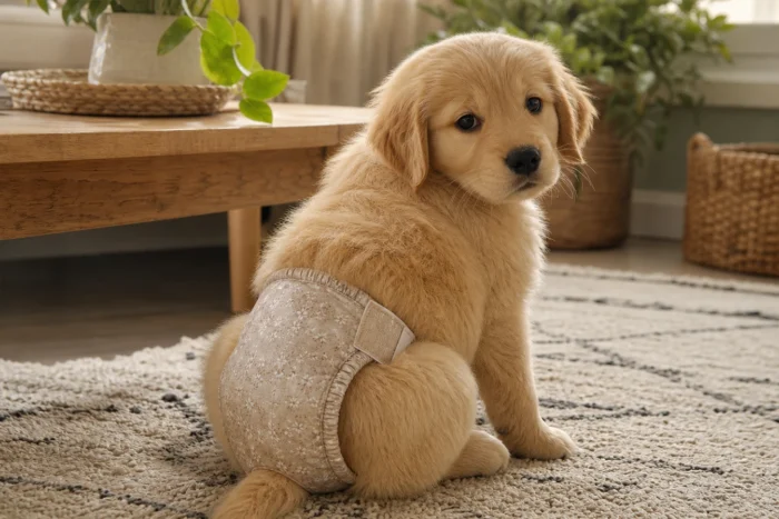 Tout savoir sur les couches et culottes pour chien : accessoires d’hygiène canine au quotidien